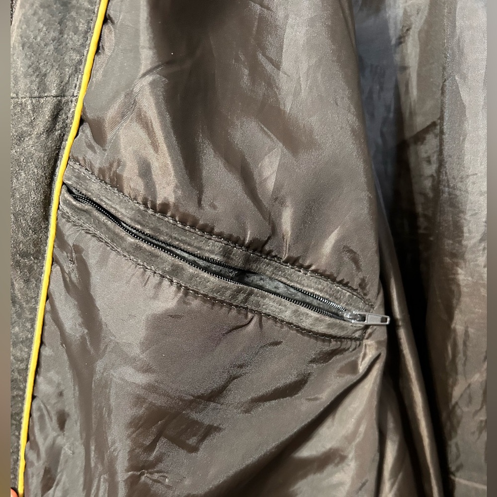 Y2K Boston Harbour Genuine Leather Jacket Size XL - Picture 10 of 15